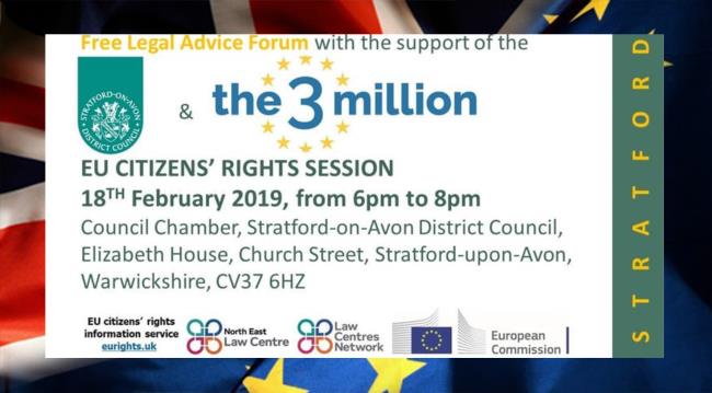EU CITIZENS' RIGHTS SESSION SDC/3MILLION